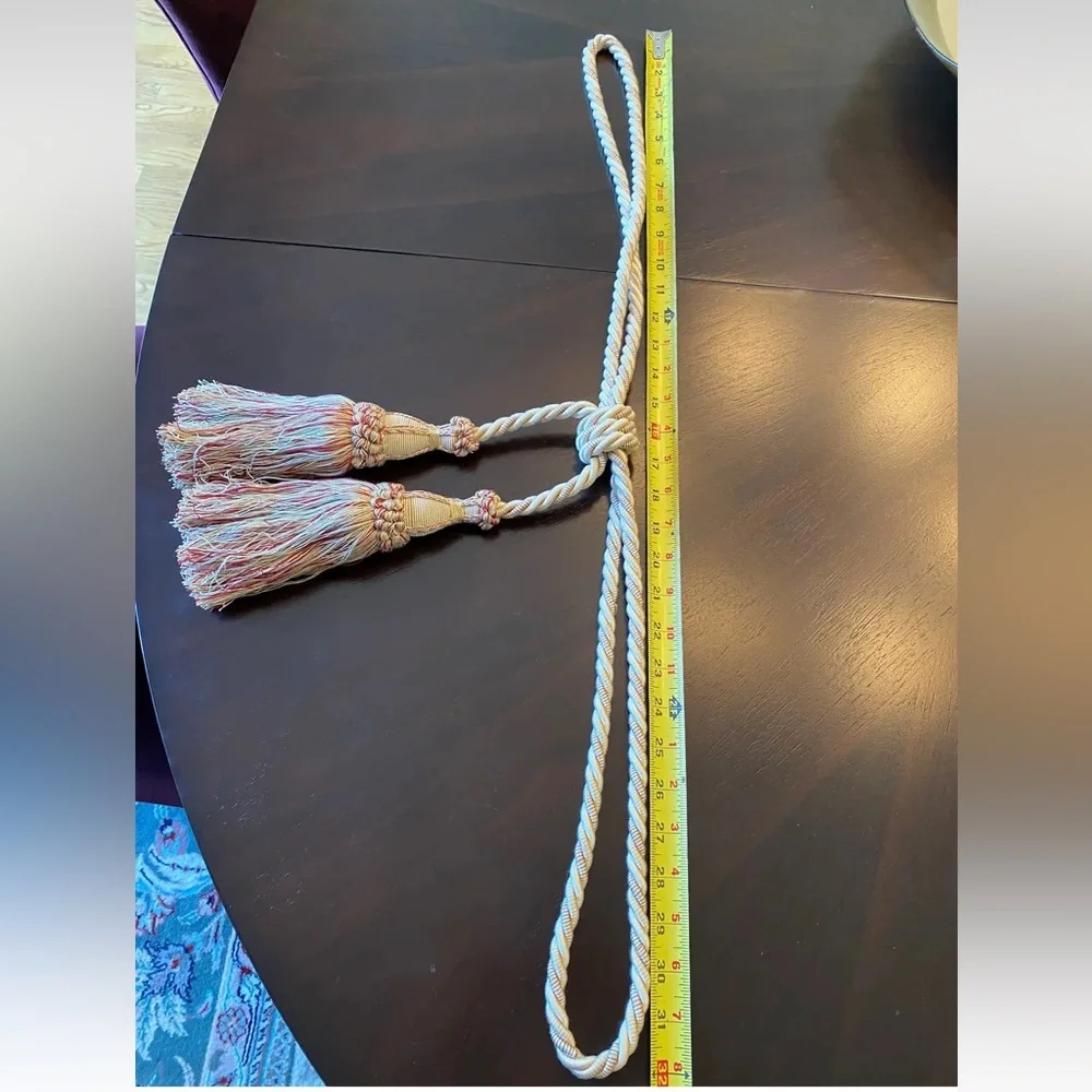 Vintage Red & Gold Tassels